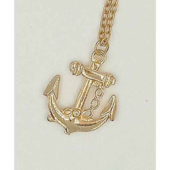 2/$21 Ladies Anchor Necklace - Perfect for Layering - Picture 4 of 9